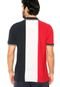 Camisa Polo Aleatory Vertical Vermelha/Branca/Azul - Marca Aleatory