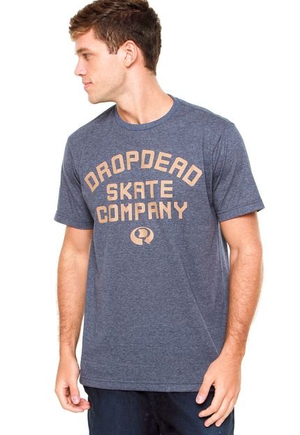 Camiseta Drop Dead Skate Company Azul-Marinho - Marca Drop Dead