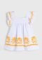 Vestido Infantil Milon Bordado Branco - Marca Milon