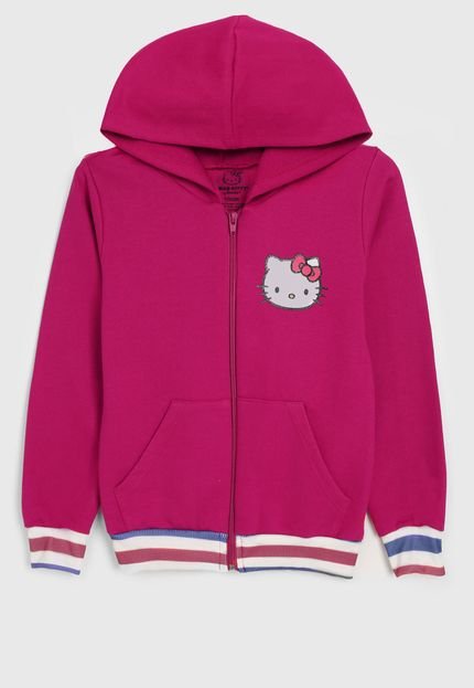 Jaqueta Infantil Tricae por Hello Kitty Capuz Pink - Marca Tricae por Hello Kitty