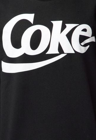 Blusa Coca-Cola Clothing Brasil Style Preta