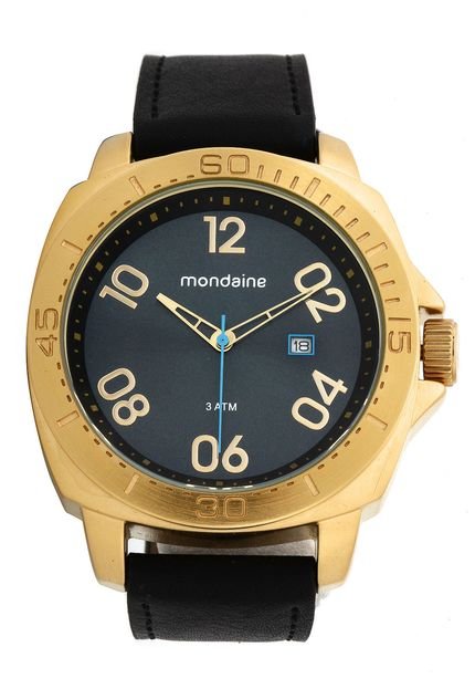 Relógio Mondaine 76689GPMVDH2 Dourado/Preto - Marca Mondaine