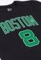 Camiseta NBA Juvenil Fechado Boston Celtics Kemba Walker Casual Preta - Marca NBA