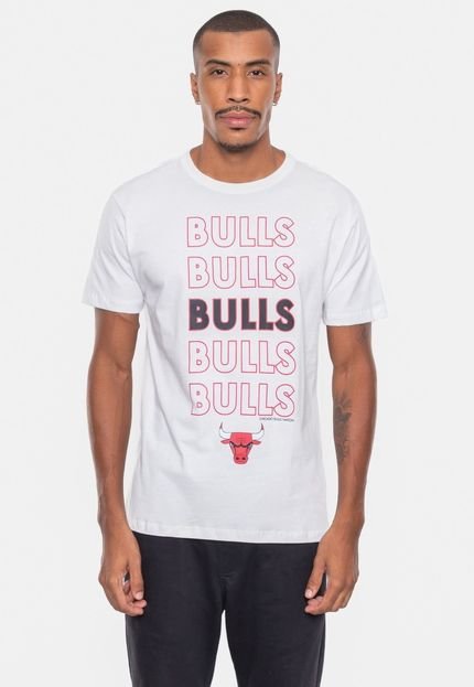Camiseta NBA Contour Chicago Bulls Branca - Marca NBA