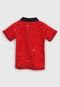 Camisa Polo Elian Infantil Surf Vermelha - Marca Elian