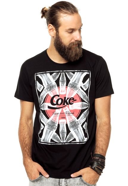 Camiseta Coca-Cola Jeans Preta - Marca Coca-Cola Jeans