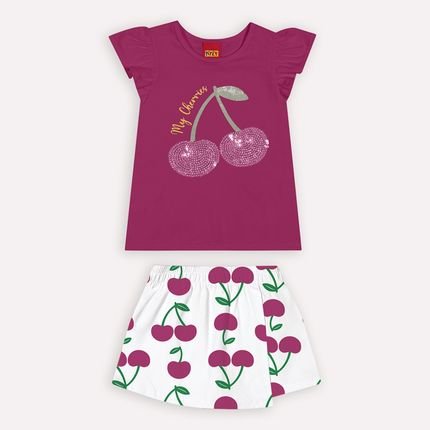 Conjunto Infantil Menina Kyly Rosa - Marca Kyly