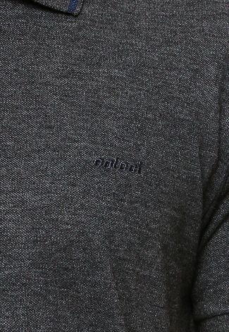 Camisa Polo Manga Curta Colcci Logo Cinza