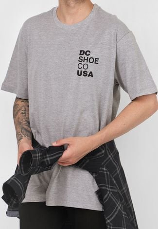 Camiseta DC Shoes Doxford Cinza