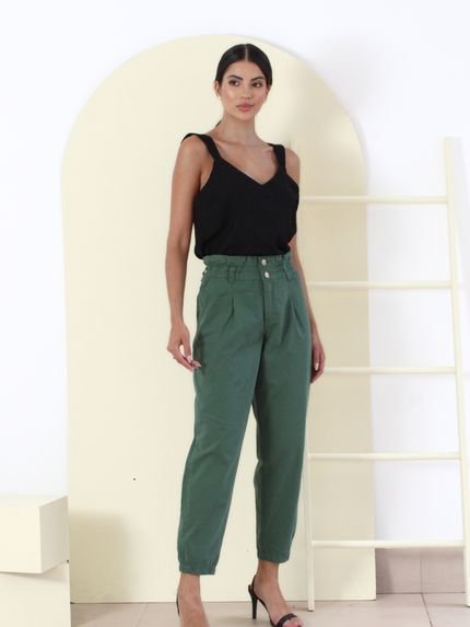 Calça CLochard Sisal Jeans Sarja Verde - Marca Sisal Jeans