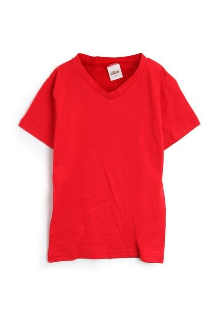 Camiseta Elian Menino Lisa Vermelha - Marca Elian