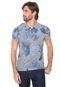 Camisa Polo Aramis Slim Floral Cinza - Marca Aramis