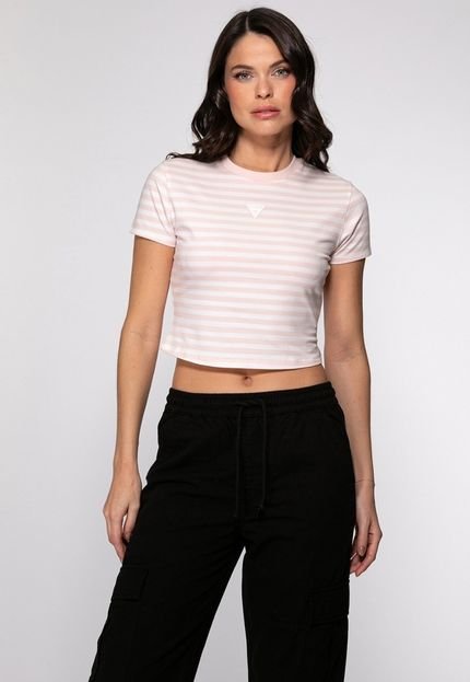 Cropped Listrado OG - Marca Guess