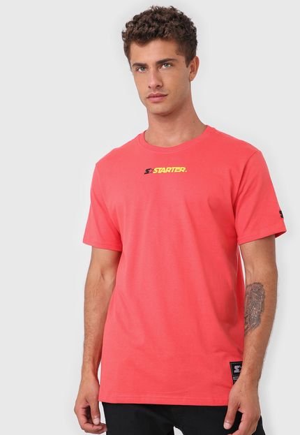 Camiseta S Starter Logo Coral - Marca S Starter