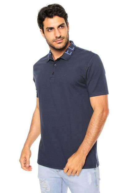 Camisa Polo Ellus Collar Azul - Marca Ellus