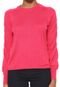 Suéter Only Tricot Raglan Rosa - Marca Only