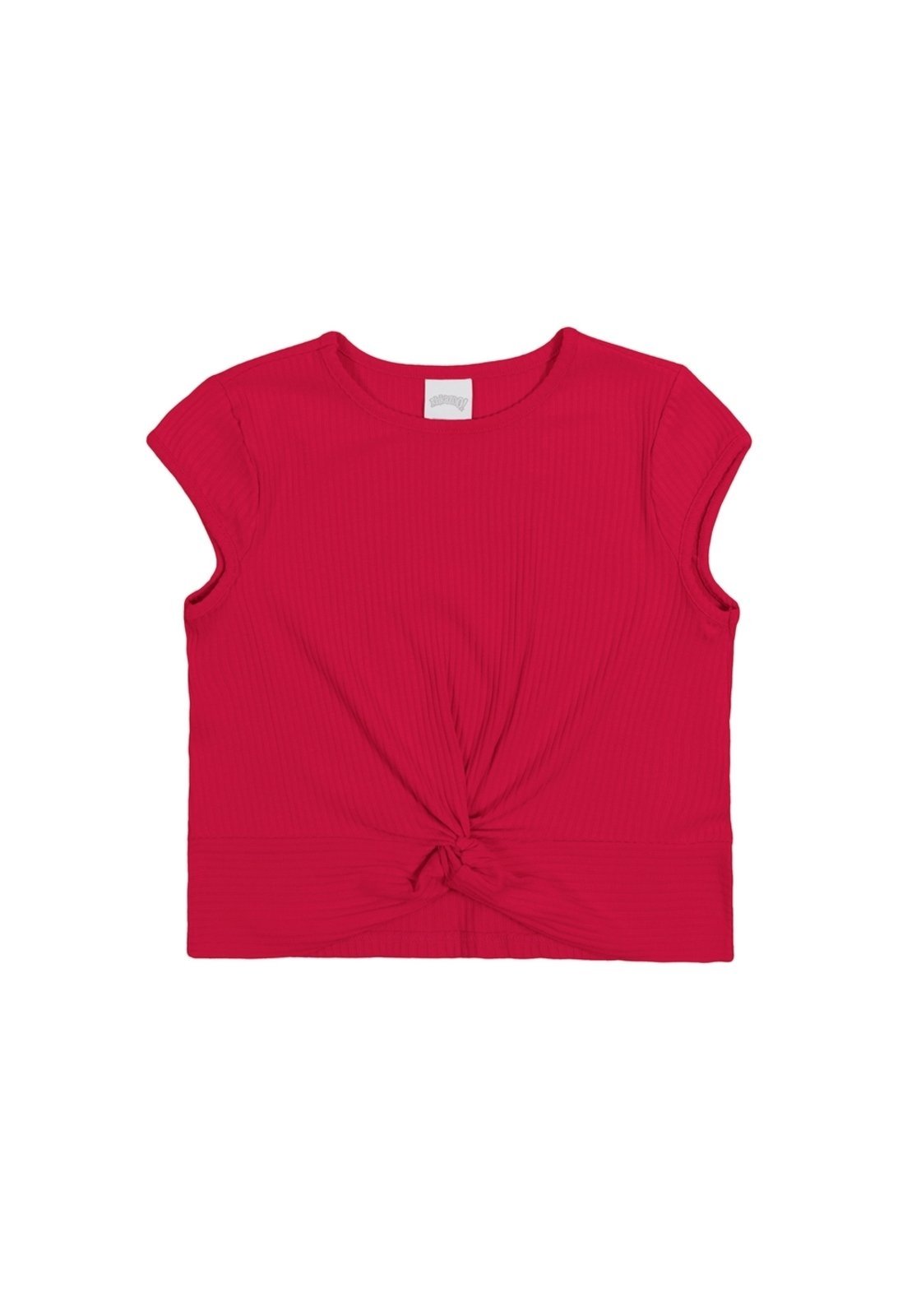 Blusa Infantil Menina Básica com Torção - Marca Alakazoo