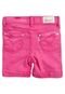 Shorts Sarja Levis Midi Rosa - Marca Levis