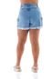 Shorts Jeans Feminino Arauto Mom Cargo - Marca ARAUTO JEANS