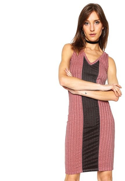 Vestido Nolita Curto Canelado Rosa - Marca Nolita