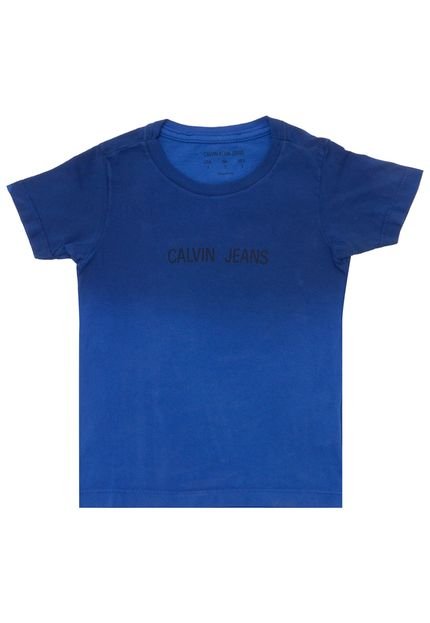 Camiseta Calvin Klein Kids Degradê Azul - Marca Calvin Klein Kids