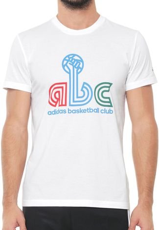 Camiseta adidas Performance Abc Hand Branca