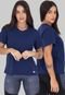 Kit 2 Blusas de Algodão T Shirt Feminina Manga Curta - Marca Click Mais Bonita
