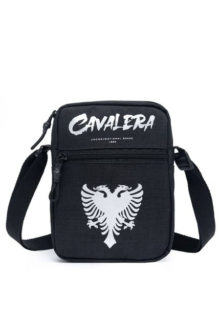 Shoulder Bag Transversal Cavalera Moderna Reforçada Luxo Moda Preto - Marca Cavalera