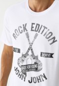 Camiseta John John Reta Estampada Branca - Marca John John