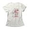 Camiseta Feminina Just Drink Wine - Off White - Marca Studio Geek 