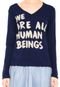 Camiseta Disparate Human Azul-Marinho - Marca Disparate
