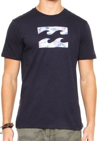 Camiseta Billabong Super Wave Azul-Marinho