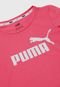 Blusa Puma Infantil Logo Rosa - Marca Puma
