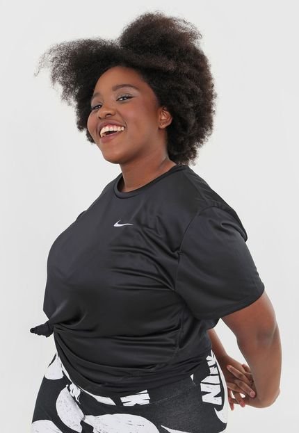 Camiseta Plus Size Nike W Nk Dry Preta - Marca Nike