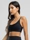 Top Feminino Alcinha Suplex Moda Fitness Academia Vicbela Preto - Marca Vicbela