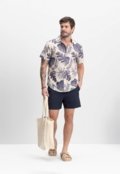 Camisa Verano Flamê Masculina Natural Essendi Bege - Marca Essendi