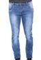 Calça Jeans Zune Slim Whased Azul - Marca Zune