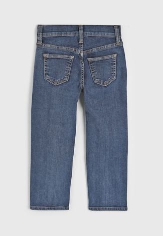 Calça Infantil Jeans GAP Reta Azul