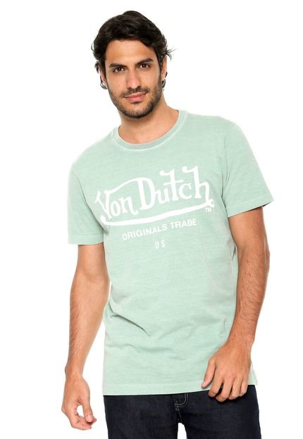 Camiseta Von Dutch  Original Trade Verde - Marca Von Dutch 