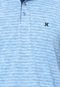 Camisa Polo Hurley Flight 2 Henley Azul - Marca Hurley