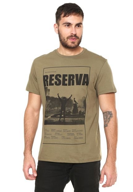 Camiseta Reserva Estampada Rock Verde - Marca Reserva