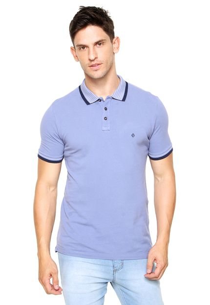 Camisa Polo Forum Custom Azul - Marca Forum