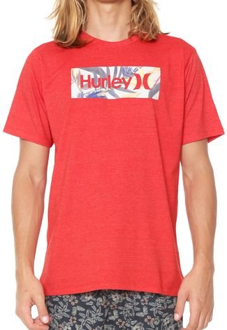 Camiseta Hurley Tropic Vermelha