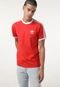 Camiseta adidas Originals 3 Stripes Vermelha - Marca adidas Originals