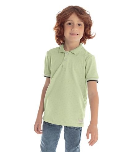 Camisa Polo Infantil Masculina Trick Nick Verde - Marca Trick Nick