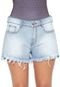 Short Jeans Dzarm Desfiados Azul - Marca Dzarm