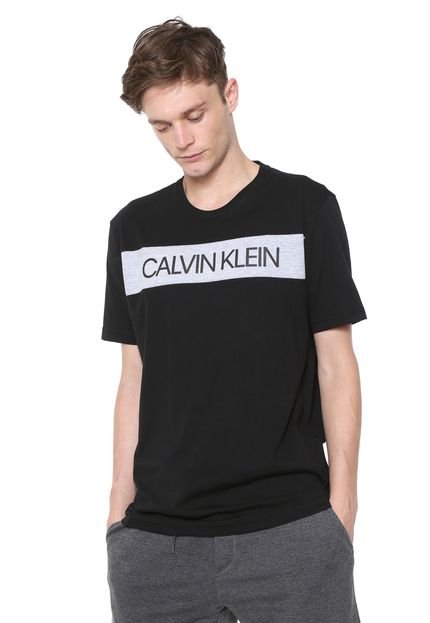 Camiseta Calvin Klein Underwear Lettering Preta - Marca Calvin Klein Underwear