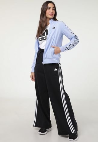 Jaqueta adidas Sportswear Primegreen Essentials Warm-Up 3-Stripes Azul -  Compre Agora