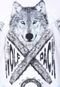 Camiseta Wave Giant Wolf Branca - Marca WG Surf