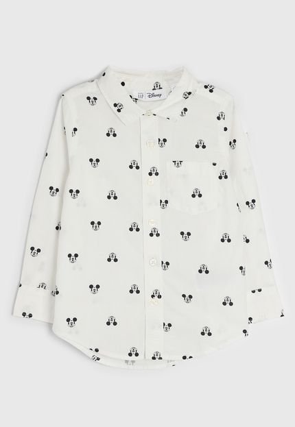 Camisa GAP Mickey Mouse Off-White - Marca GAP